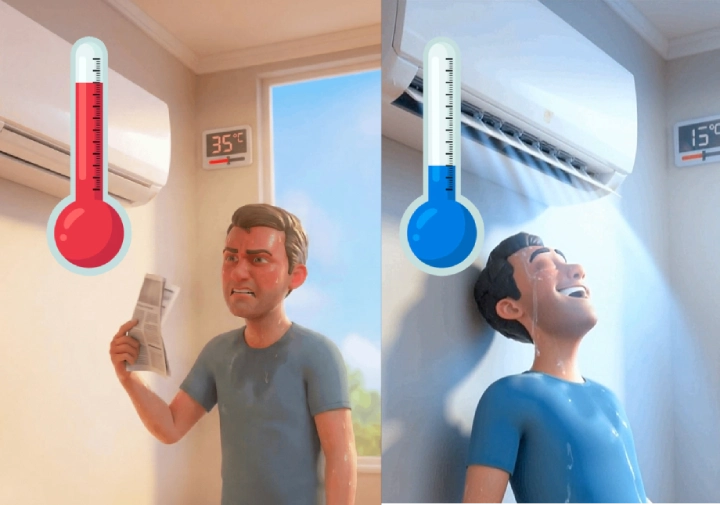 Vídeo Animado: Ta calor? Ligue o ar condicionado